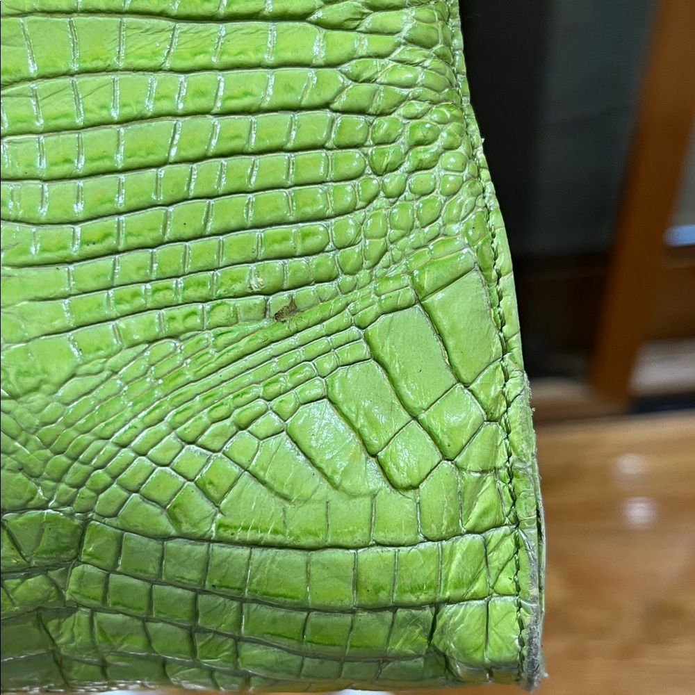 Brahmin lime green overnight bag - Picture 6 of 13